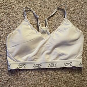 Women’s Nike White Sports Bra - Size Medium
